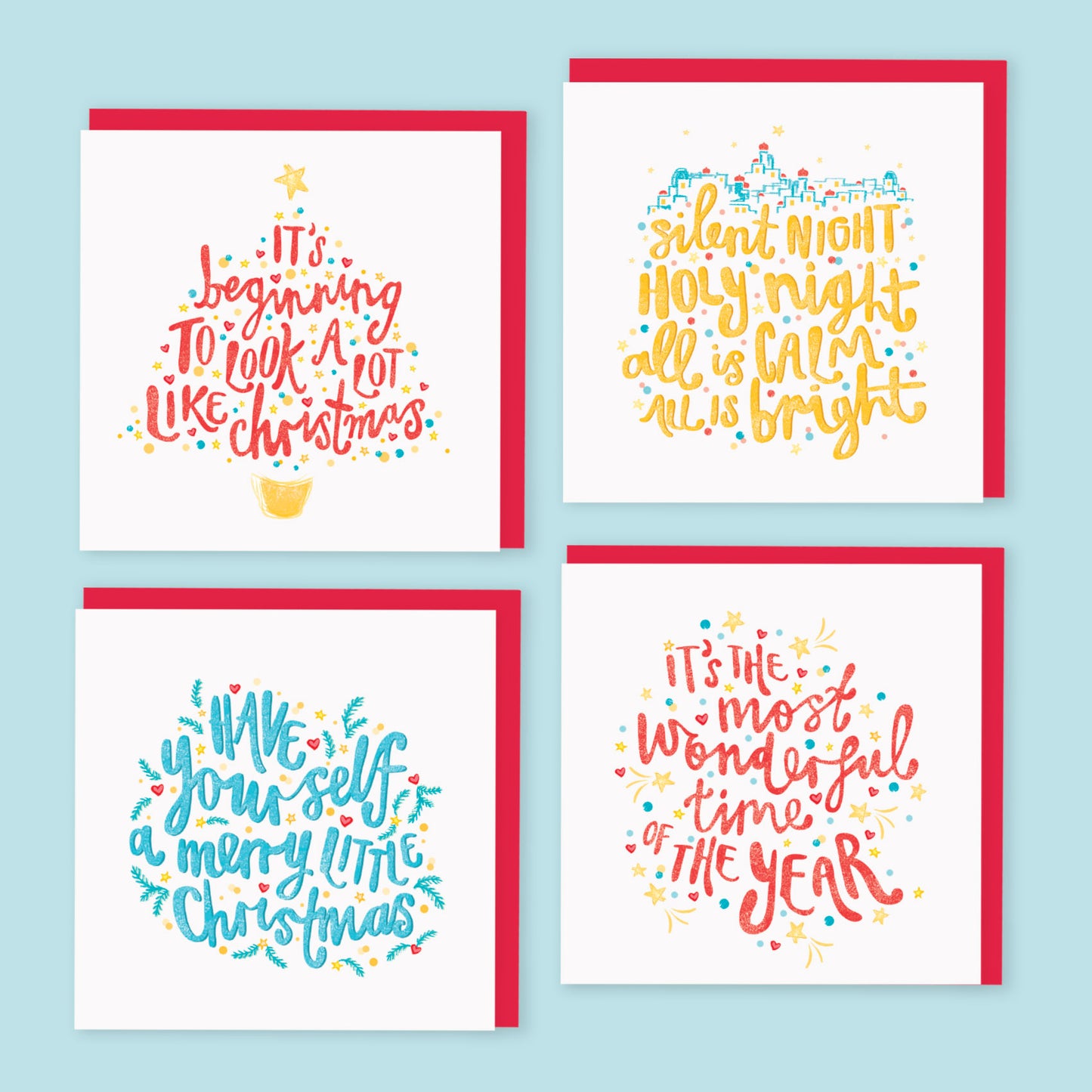 Silent Night Christmas Card