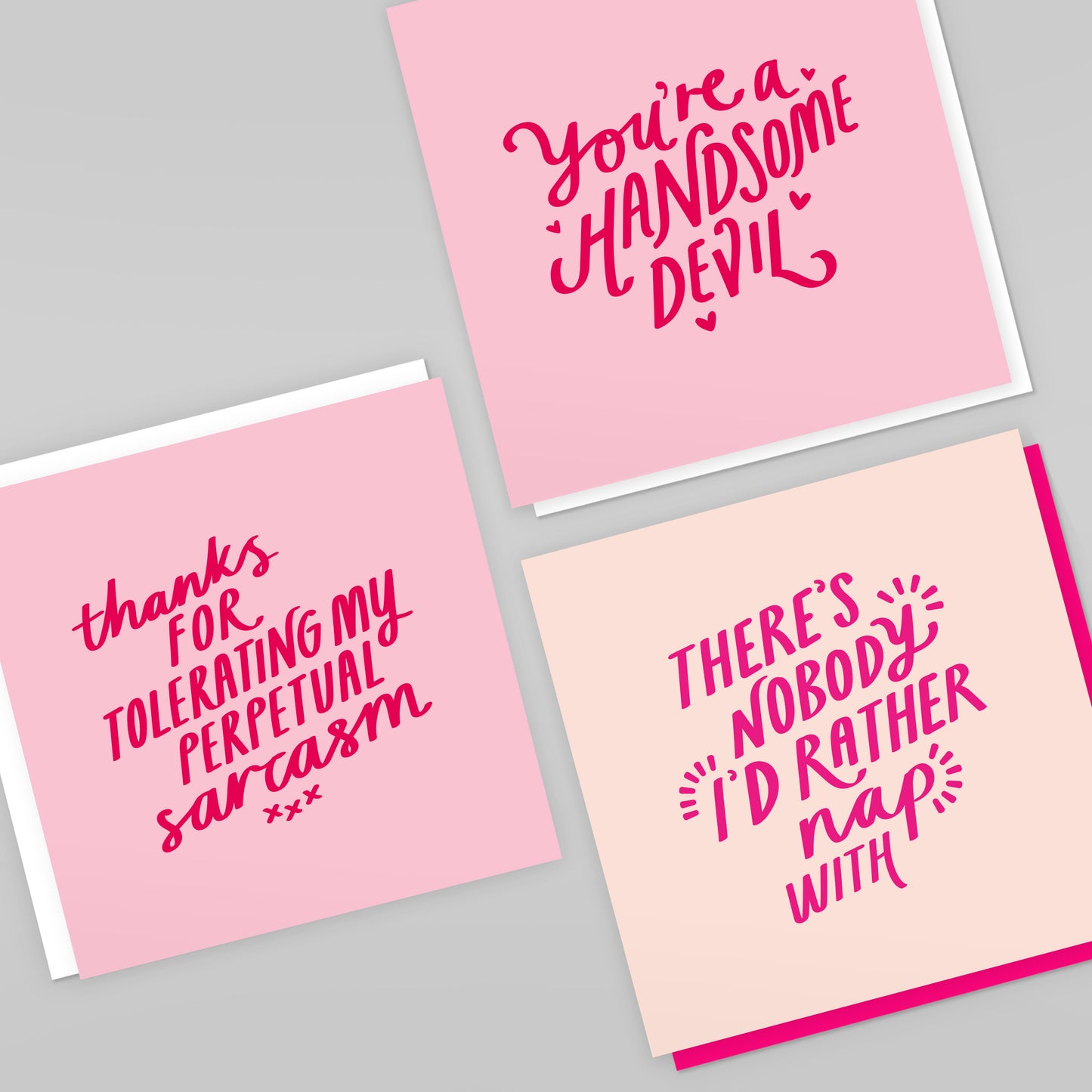 'You're A Handsome Devil' Card