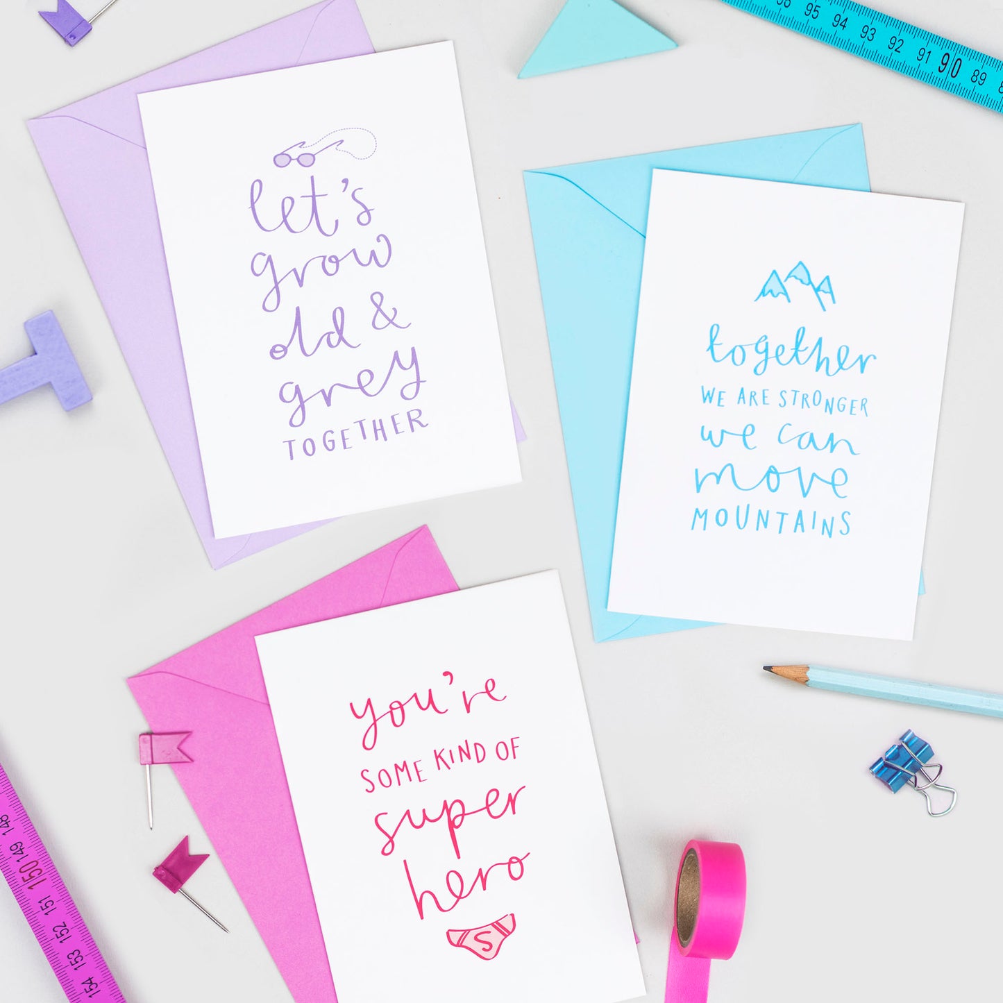 'Let's Grow Old & Grey Together' Card