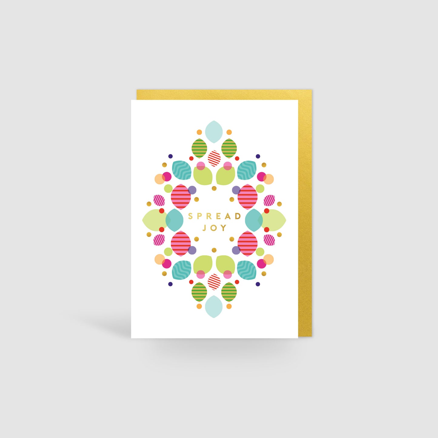 Spread Joy! Geomerry Christmas Card
