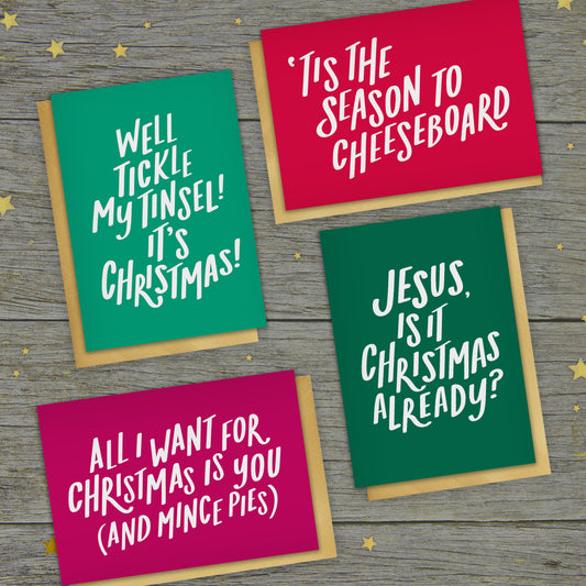 Shake Your Baubles Christmas Cards